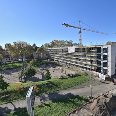 Quartier 13 auf dem ehemaligen Steinbüchelgelände in Bergisch Gladbach.