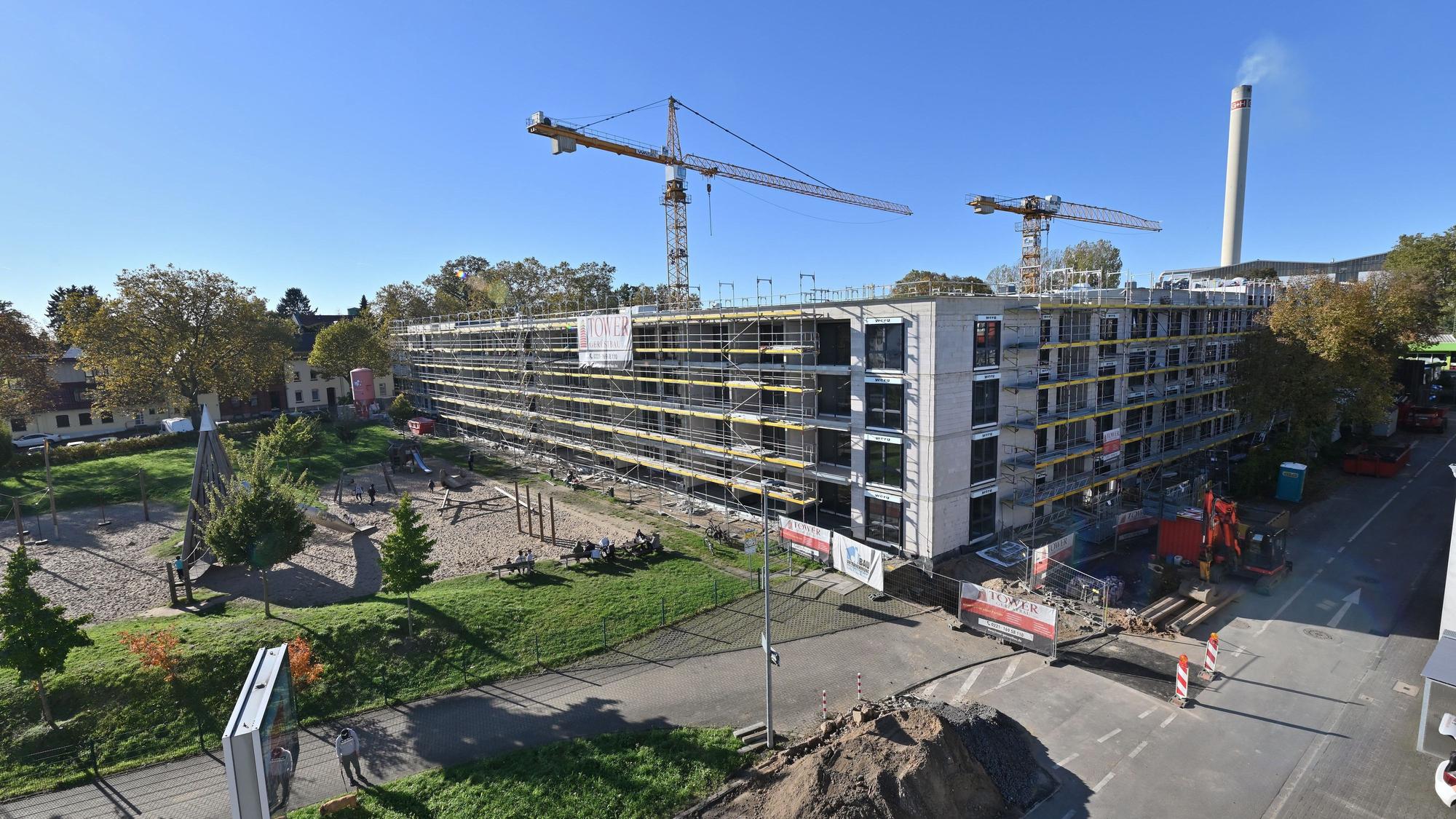 Quartier 13 auf dem ehemaligen Steinbüchelgelände in Bergisch Gladbach.
