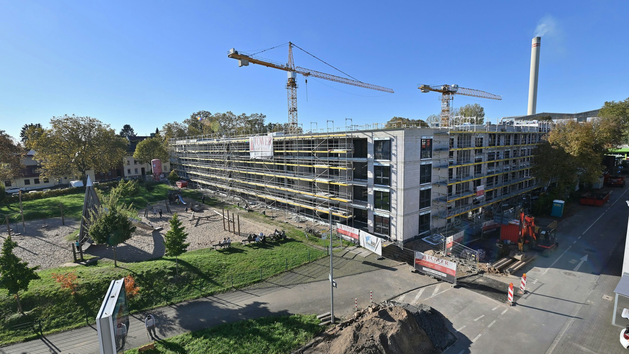 Quartier 13 auf dem ehemaligen Steinbüchelgelände in Bergisch Gladbach.