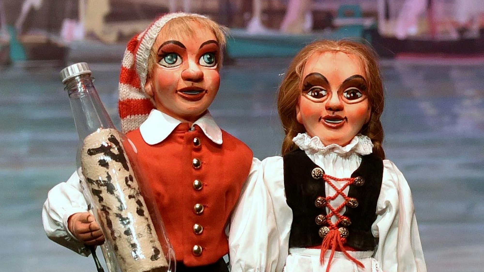 Hänneschen und Bärbelchen im Kölner Hänneschen-Theater