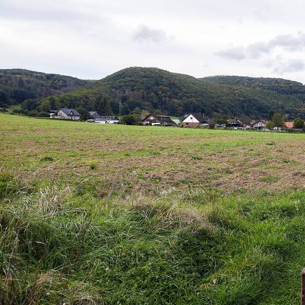 Der Acker für die geplante Realisierung eines Wohngebietes in Blens.