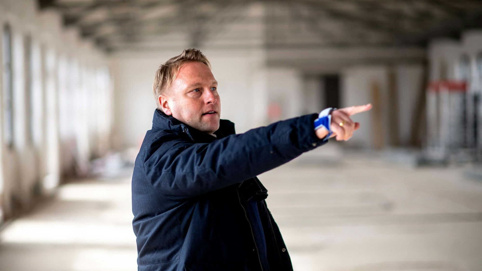 Der Eigentümer der Alten Tuchfabrik, Martin Schommer