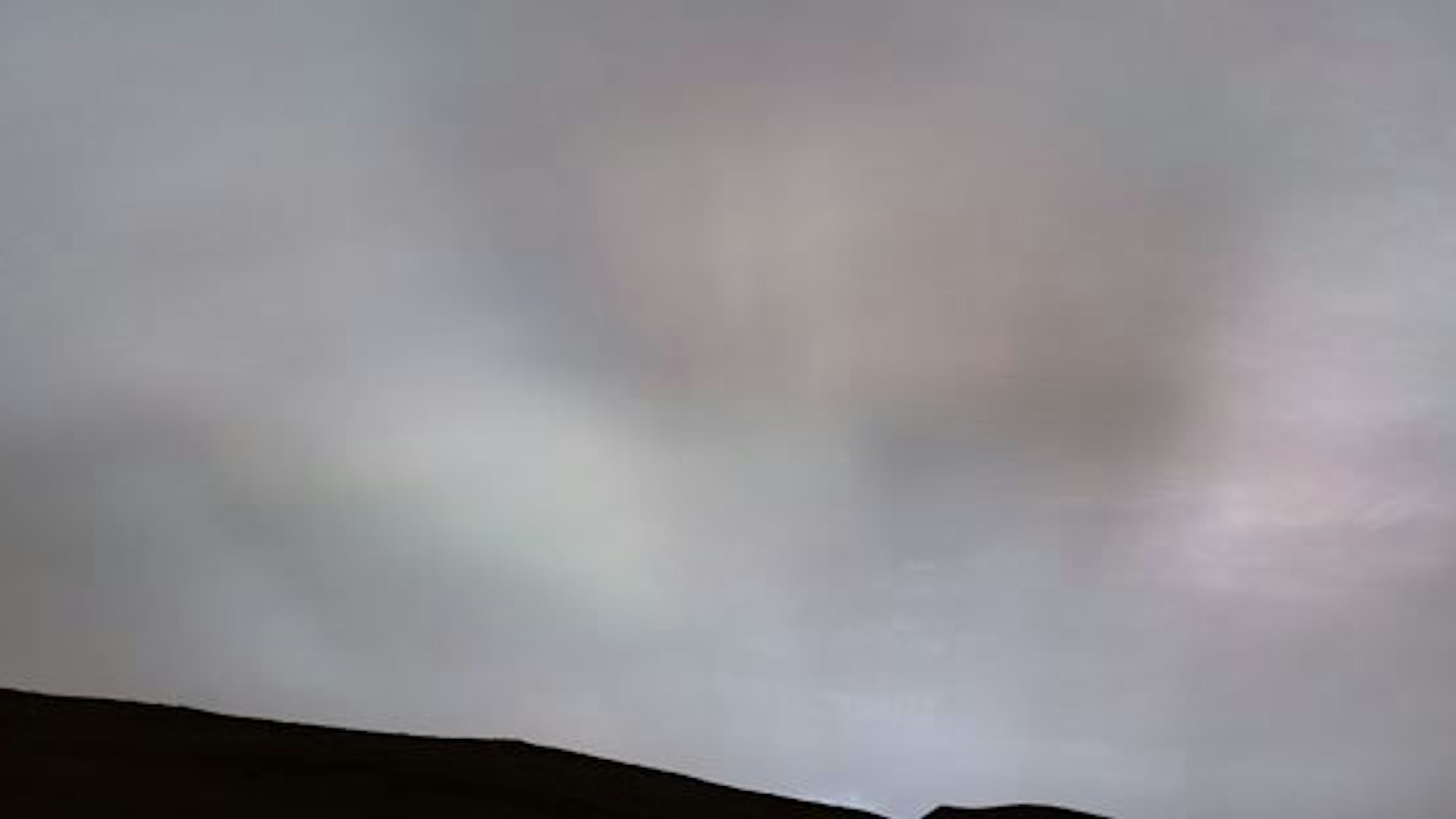 Sonnenstrahlen auf dem Mars