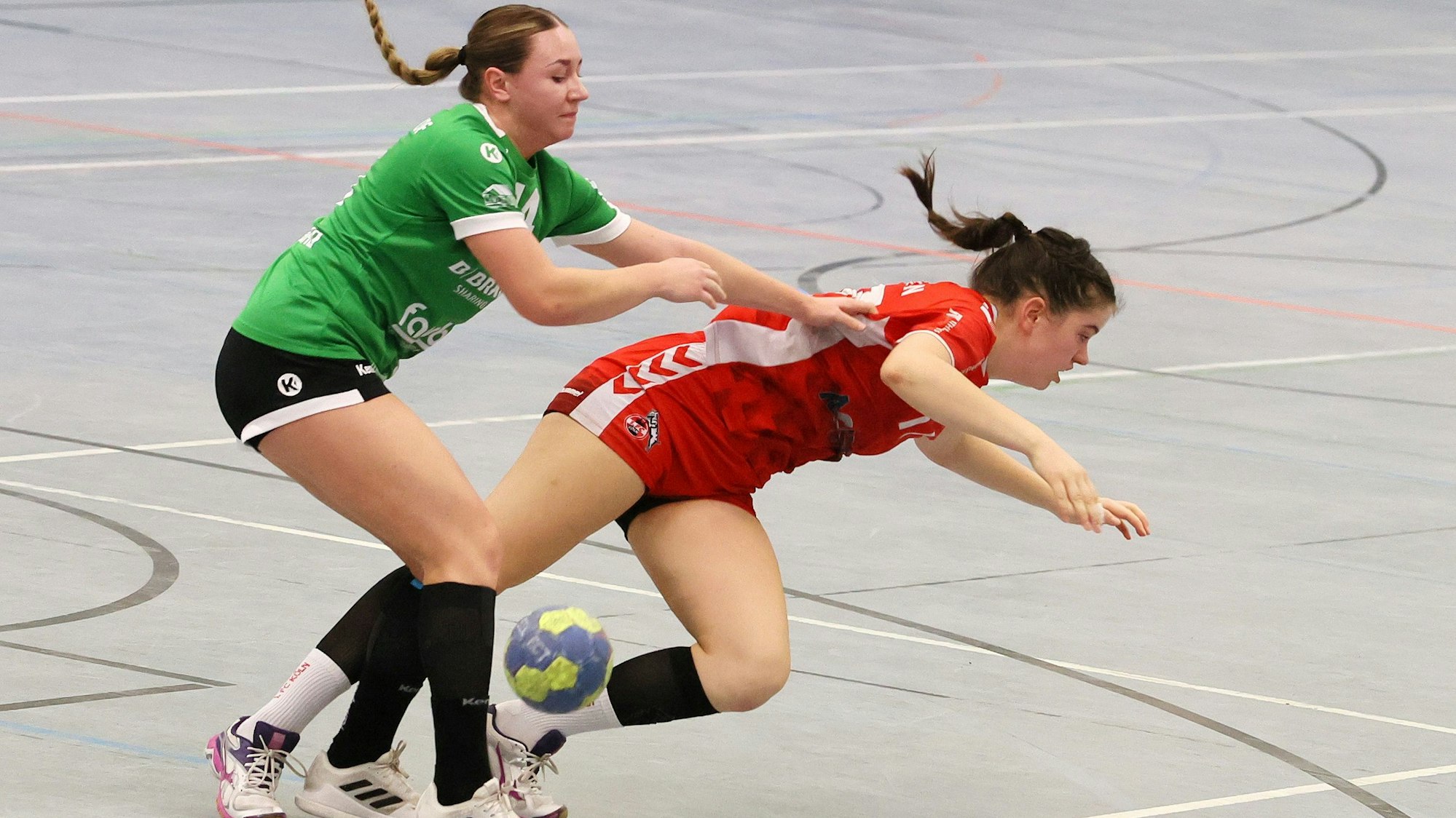 1.FC Köln vs. SG 09 Kirchhof,
Handball, 3. Bundesliga Frauen, rechts: Lea Flohr (1. FC Köln), 29.10.2022, Bild: Herbert Bucco