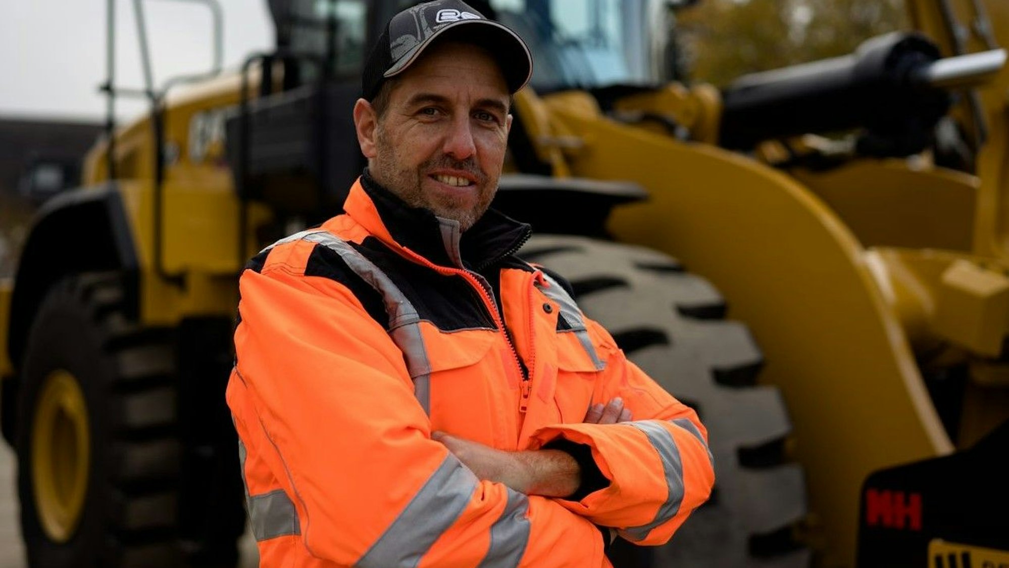 Das Foto zeigt Sebastian Behr aus Bedburg. Er erreichte beim Finale der Caterpillar Global Operator Challenge Platz 4.