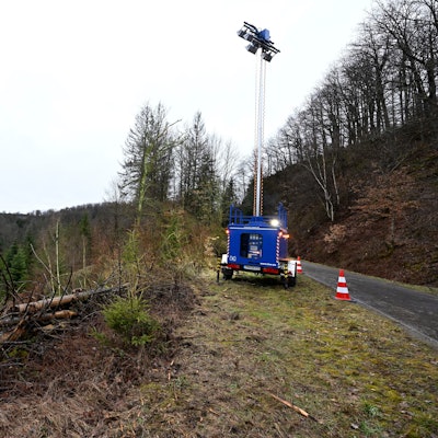 Das Waldstück bei Freudenberg, in dem am Sonntag die Leiche eines 12-jährigen Mädchens gefunden wurde.