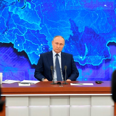 Seit Kriegsbeginn bekommt der russische Präsident Wladimir Putin in seinem Land hohe Zustimmungswerte in Umfragen. (Archivbild)