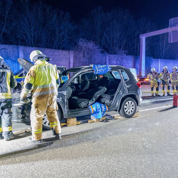 Die Feuerwehr Bergisch Gladbach bei einem Einsatz.