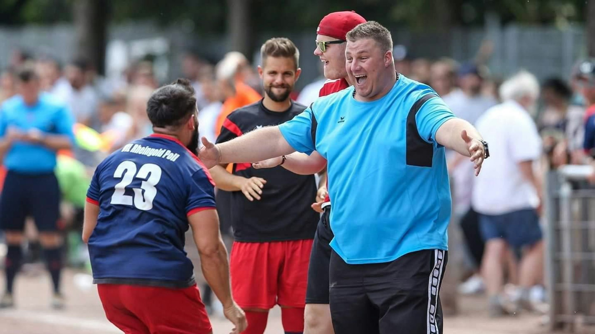 Manuel Schmidt bei Rheingold Poll