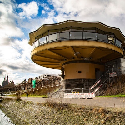 Die Bastei am Kölner Rheinufer