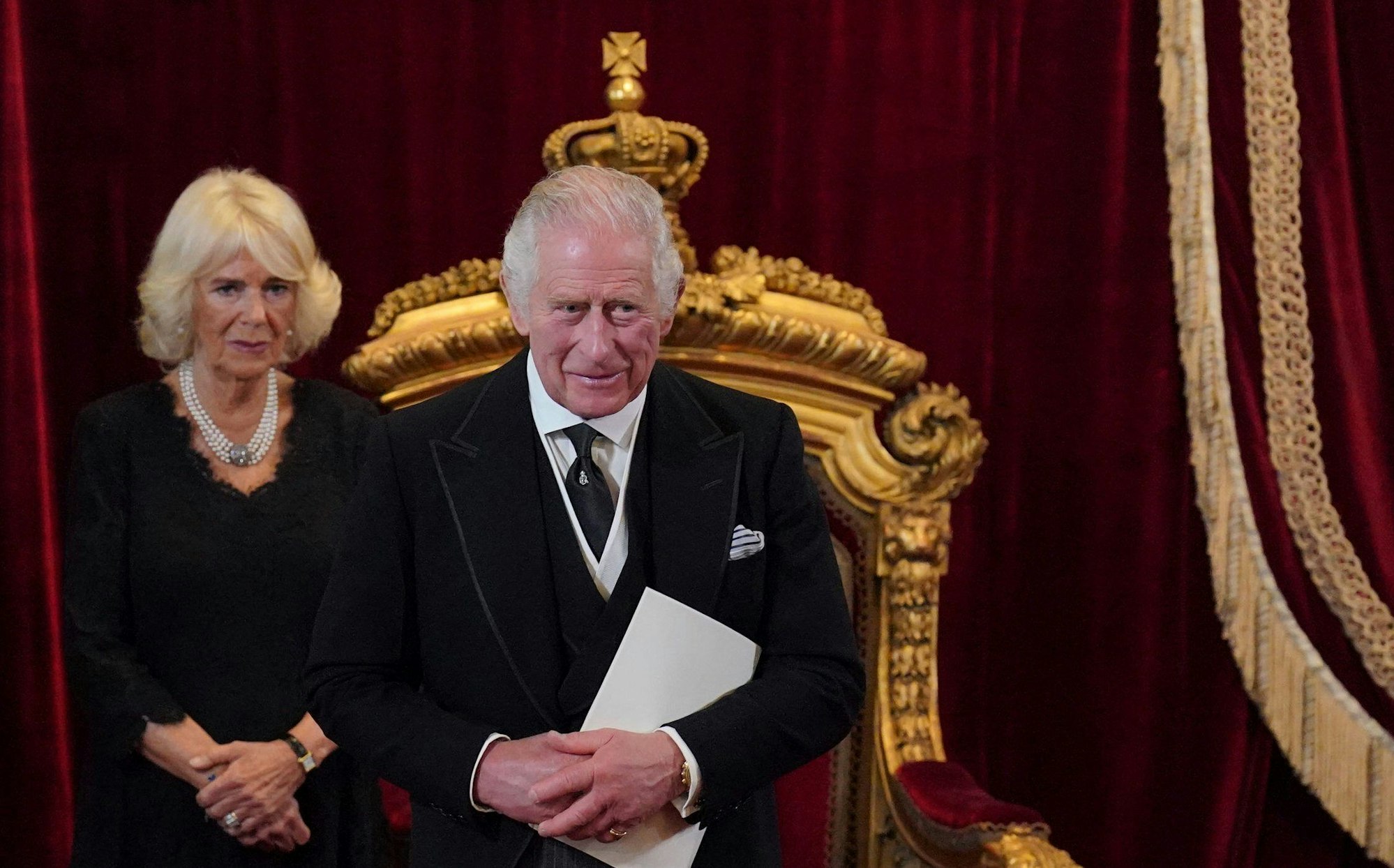 London: König Charles III. und Königsgemahlin Camilla