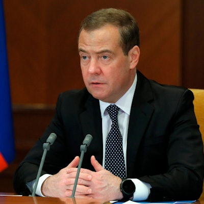 Dmitri Medwedew, stellvertretender Vorsitzender des russischen Sicherheitsrates, hat US-Senator Lindsey Graham als „amerikanischen Bastard“ bezeichnet. (Archivbild)