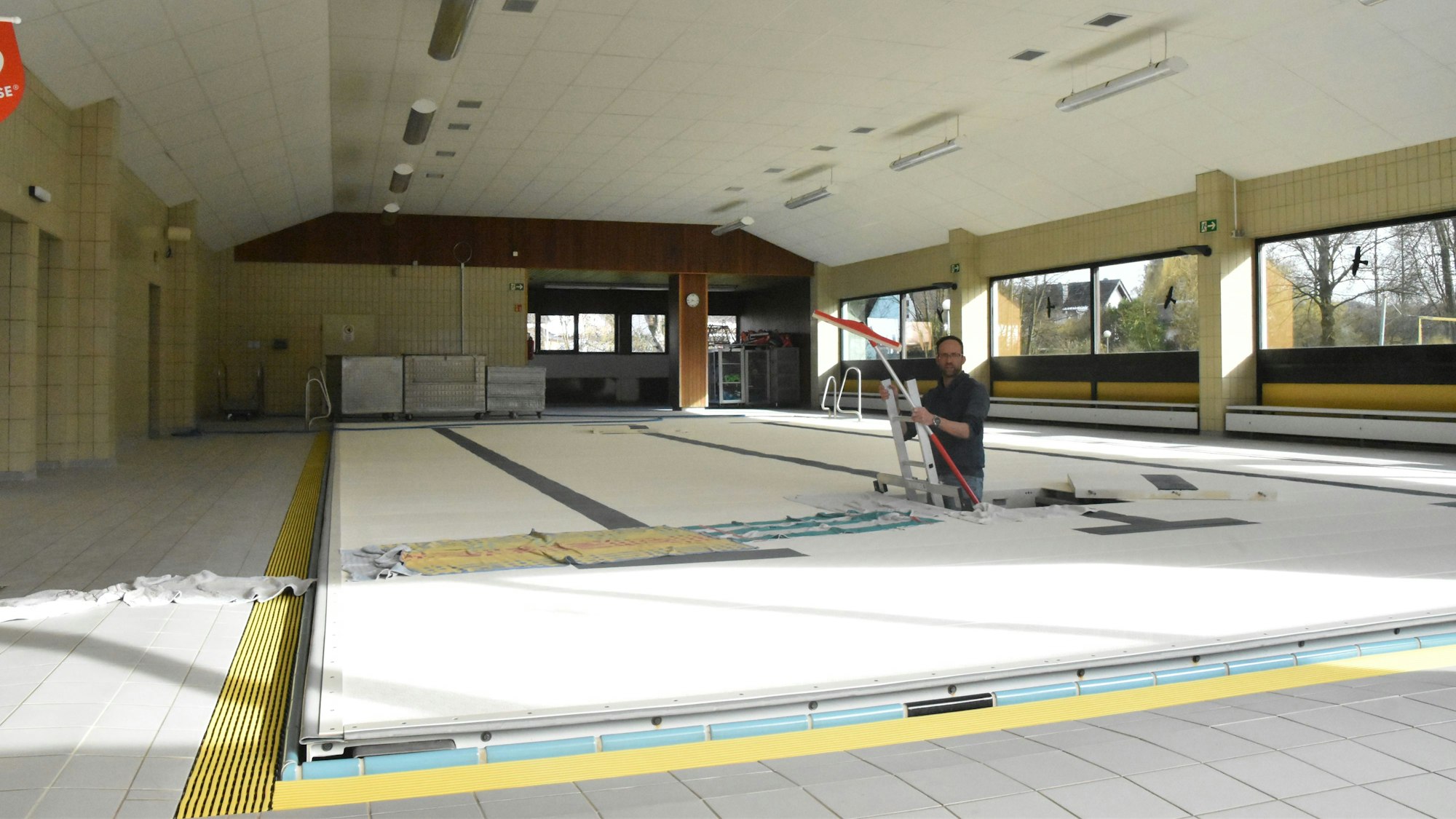 Andreas Mattern im Hallenbad Dattenfeld