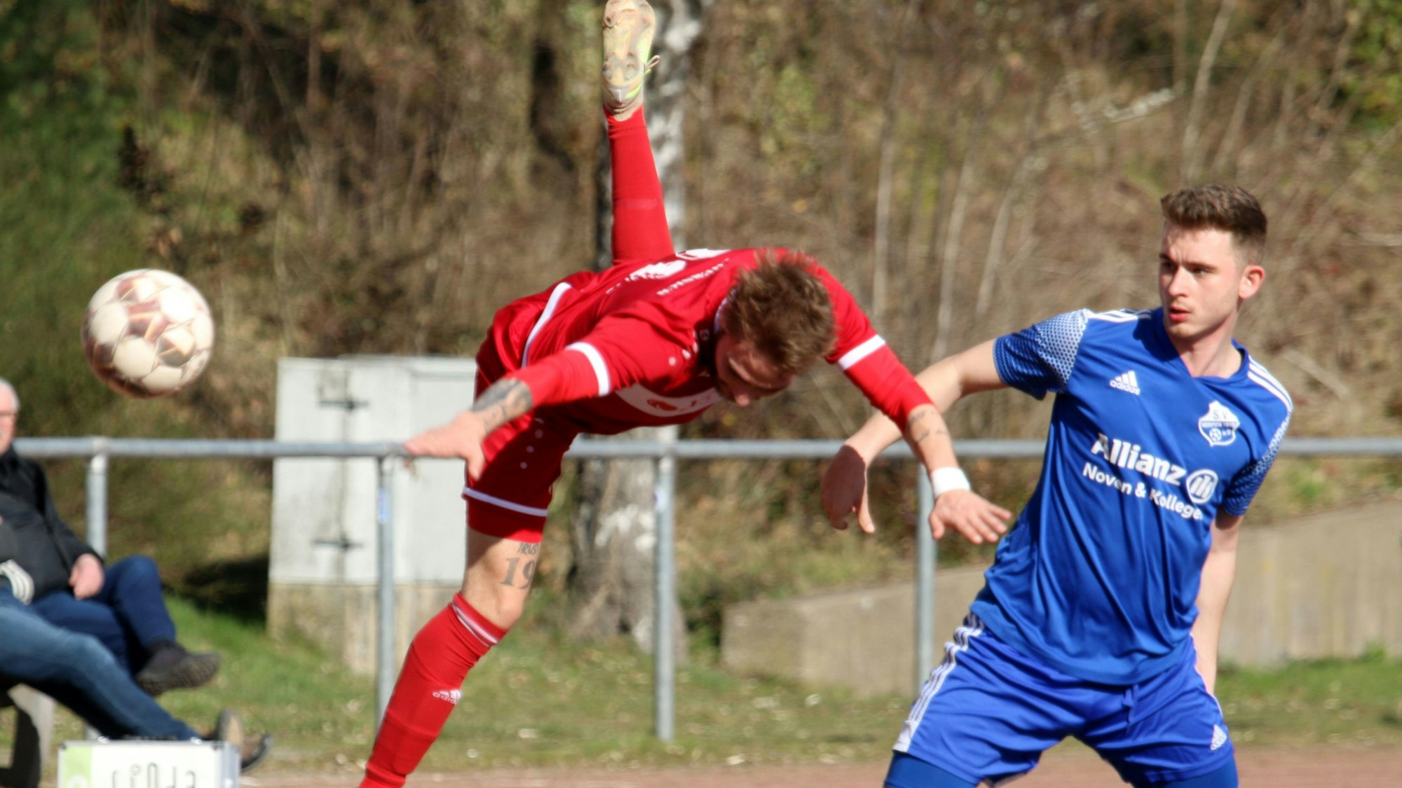 Eine artistische Einlage zeigte Mechernichs Daniel Kesseler.