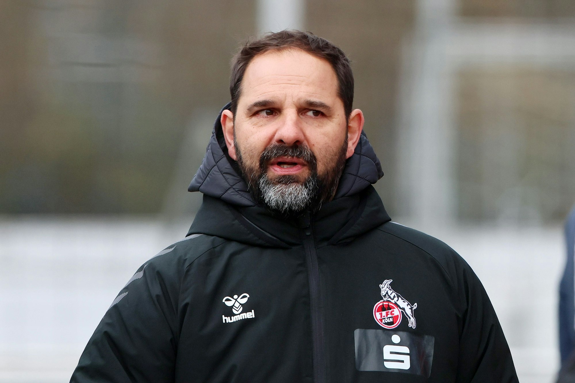 1.FC Köln U19 vs. Holstein Kiel, U19, A Junioren, DFB Pokal der Junioren, Trainer Stefan Ruthenbeck (1. FC Köln), 10.12.2022, Bild: Herbert Bucco