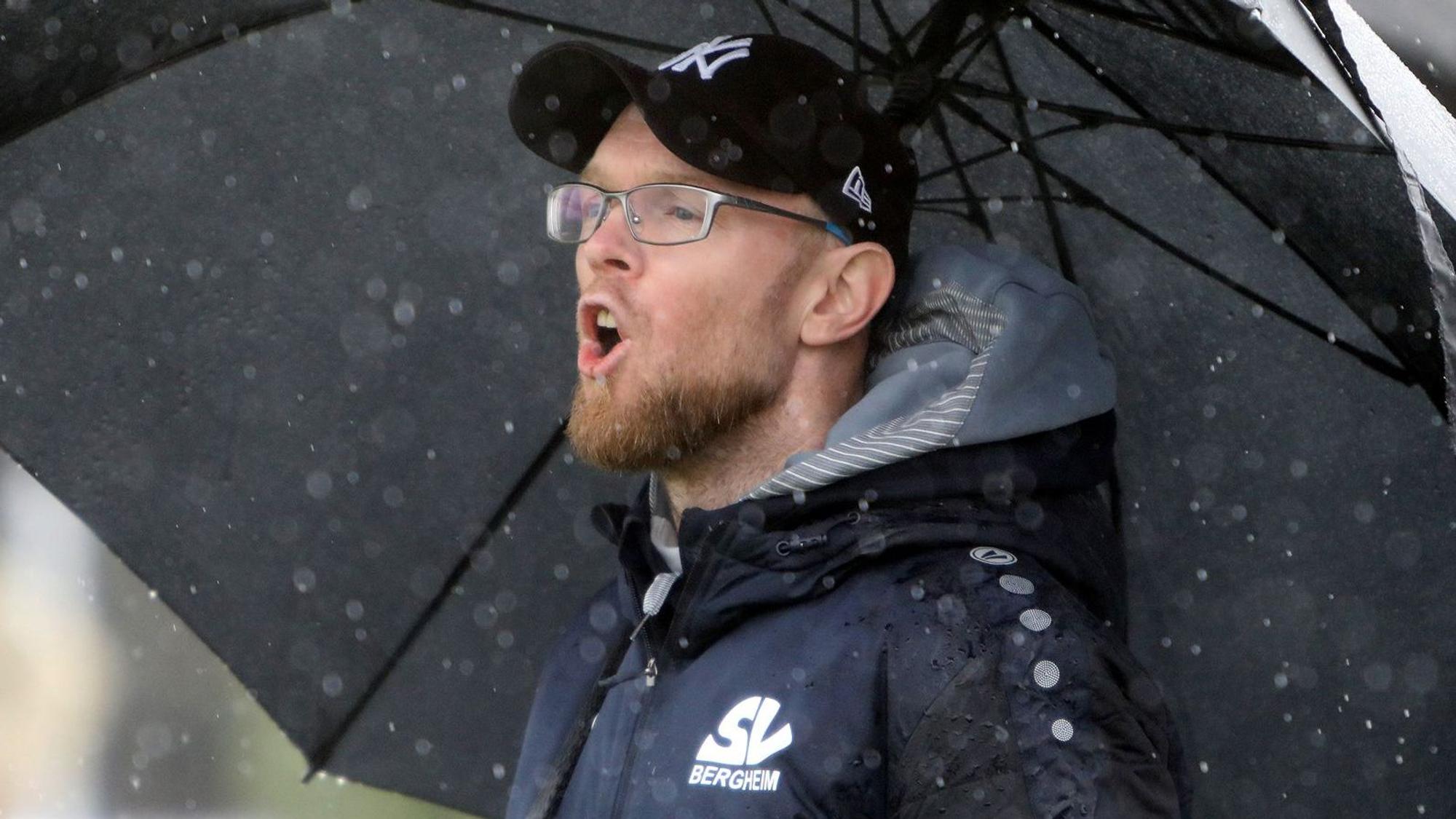 Trainer Daniel Bartsch vom SV Bergheim
