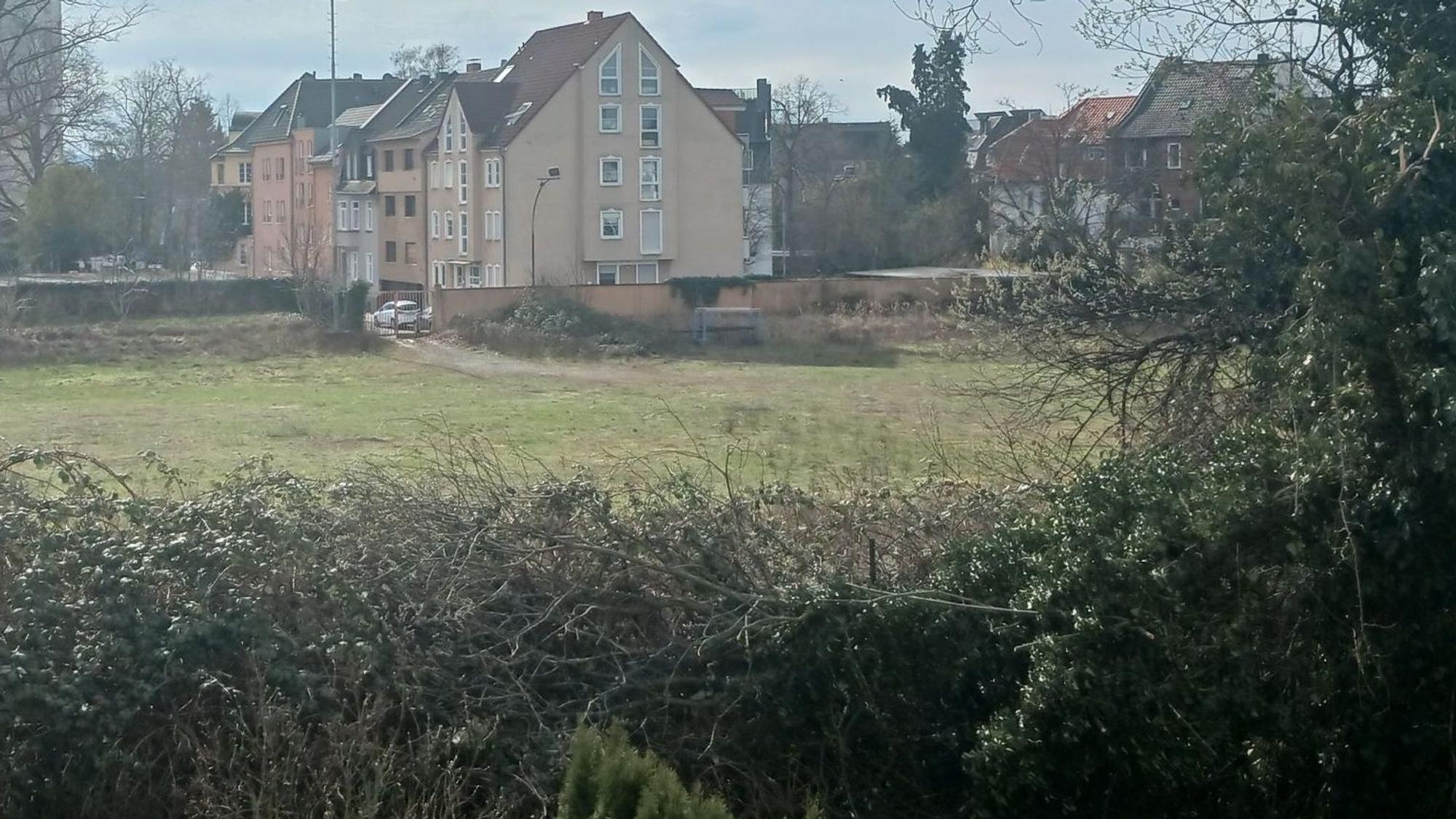 Bambergquartier, auf dem alten Sportplatz des Siegburger SV 04 sollen Wohnhäuser gebaut werden