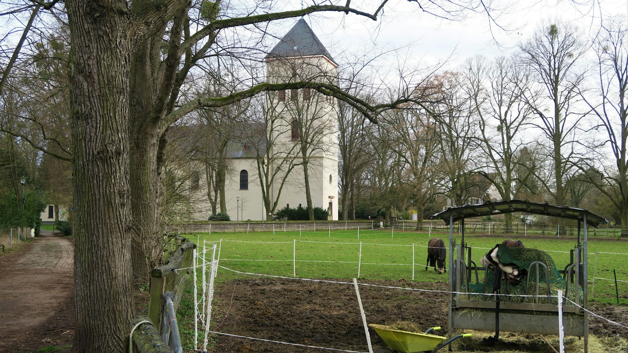 Die Kirche im Grünen.