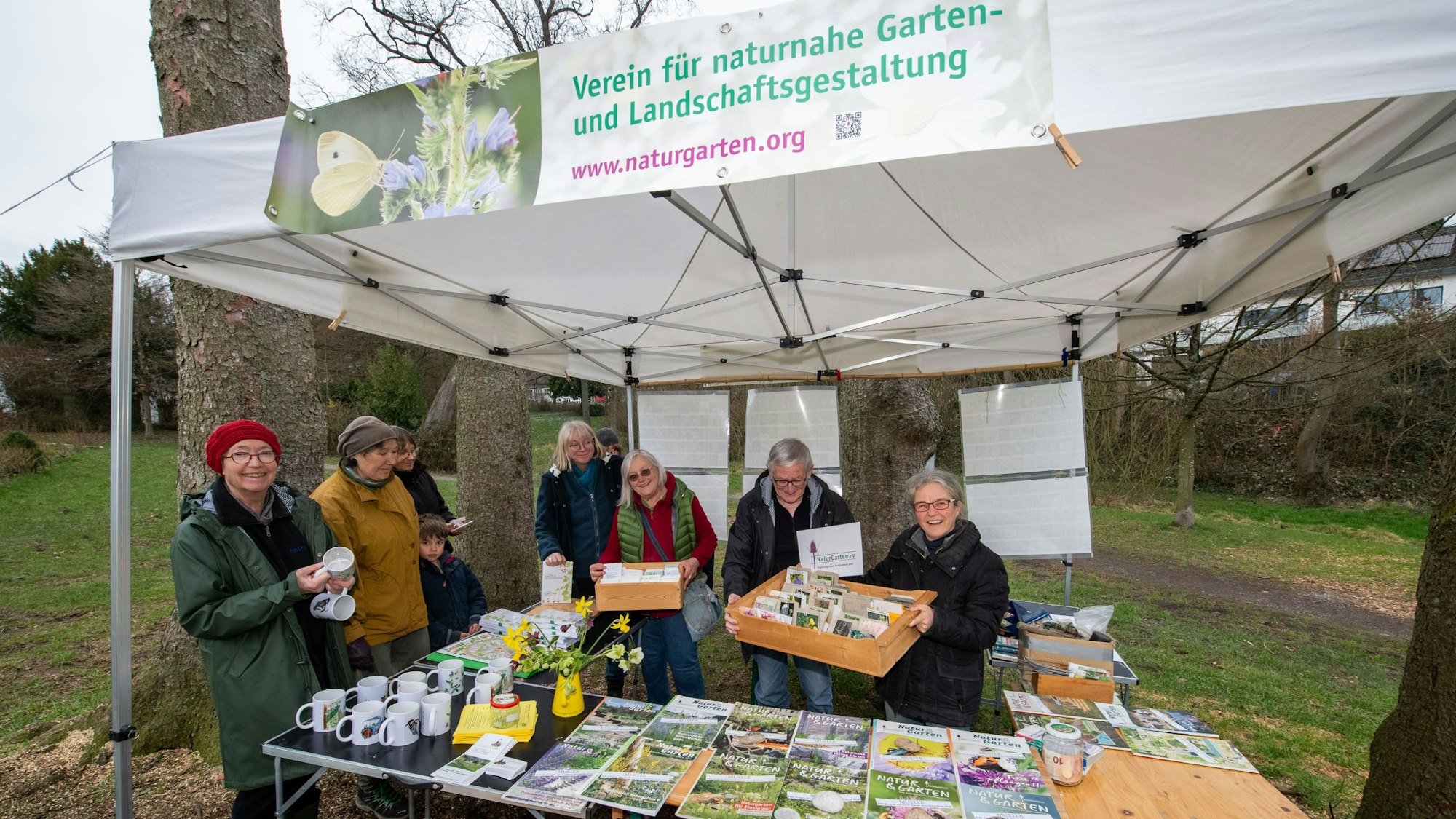 Saatguttauschbörse im Park Plietz.