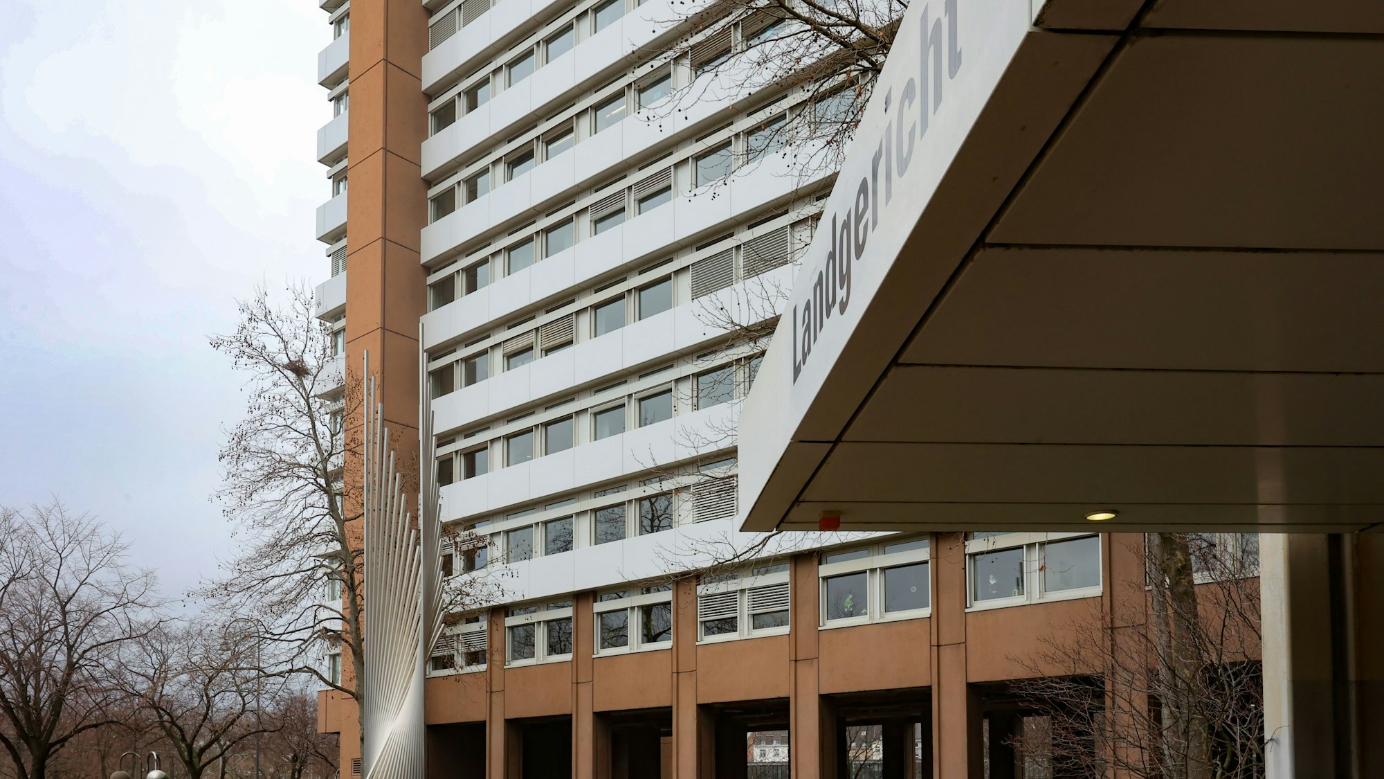 Das Gebäude des Justizzentrums Köln