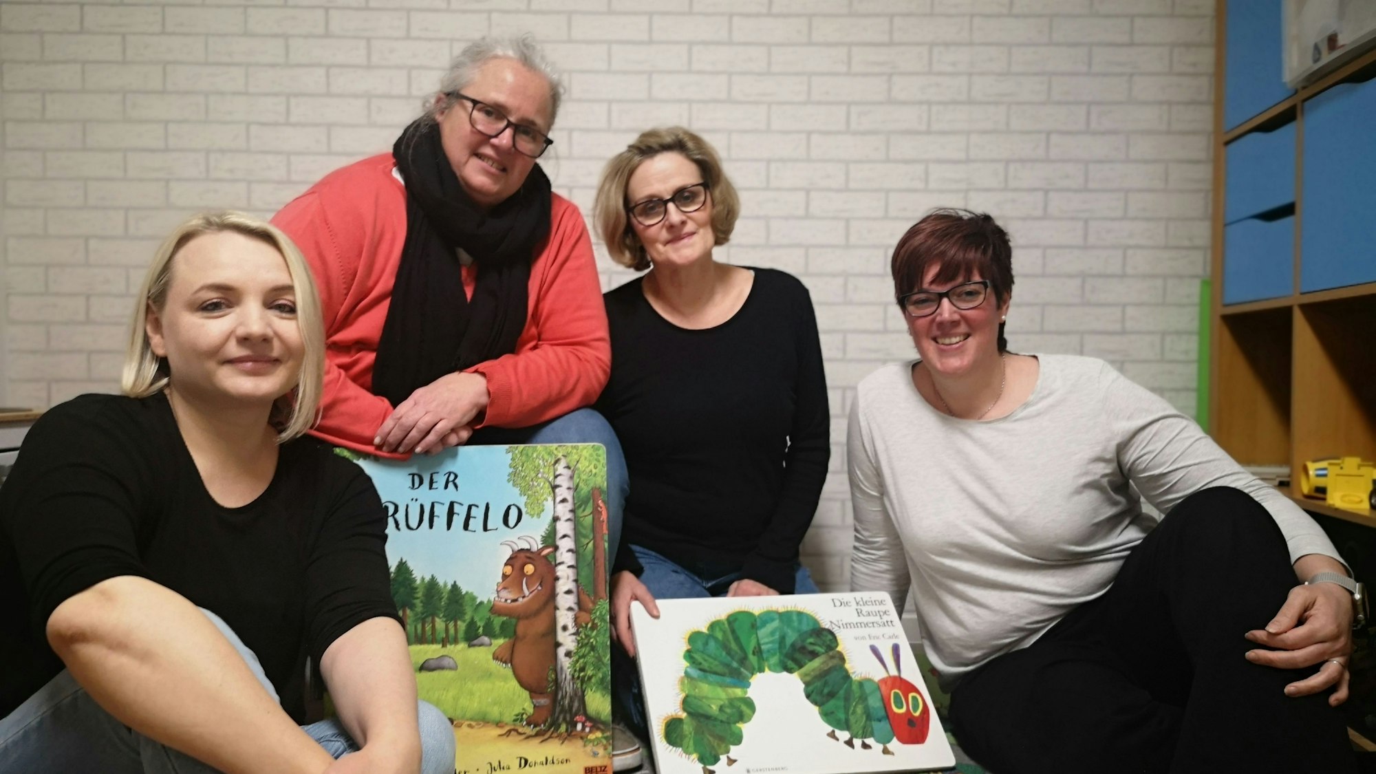 Natalia Blank, Inge Kappen, Helga Ley, Marion Klein vom Kindertagespflegenetzwerk Wesseling.