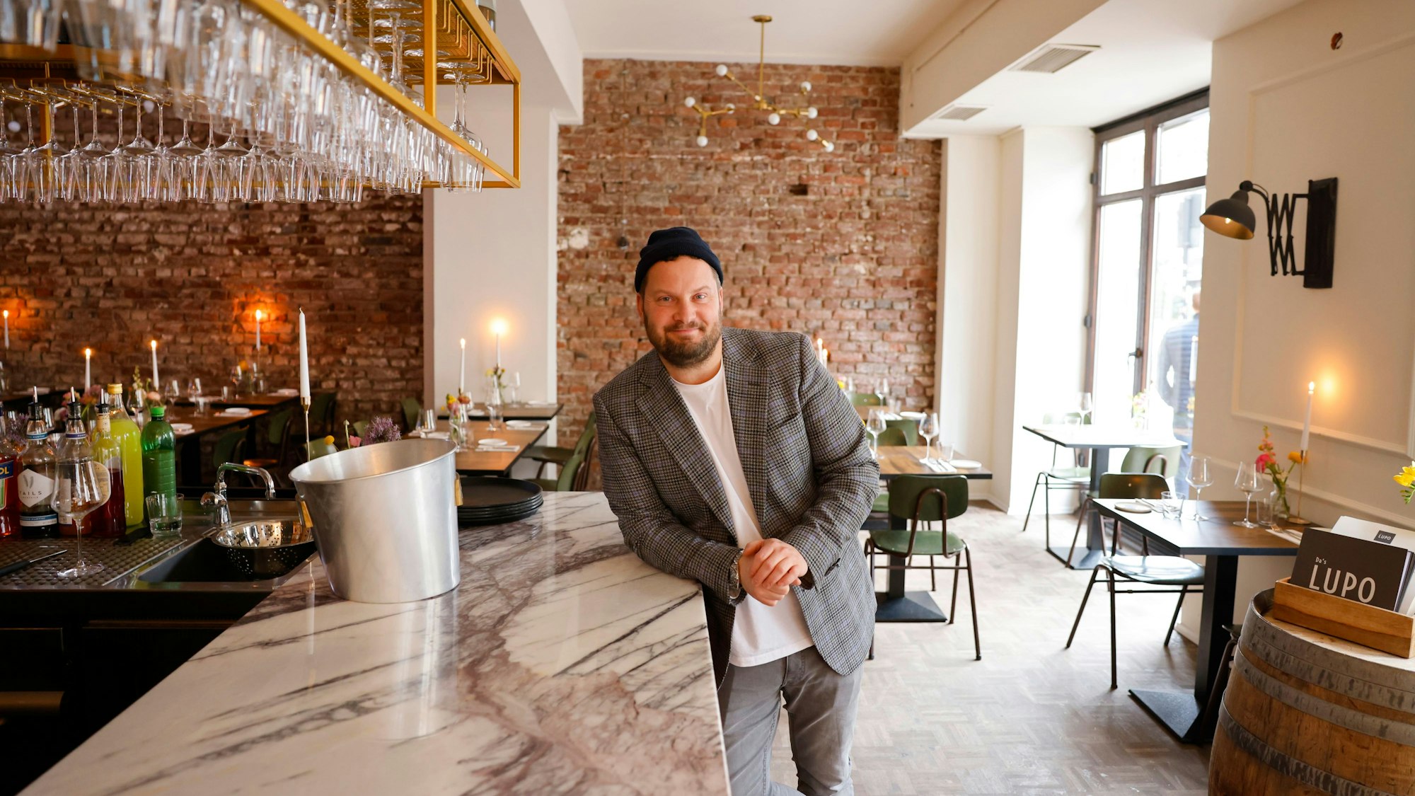 Der Kölner Gastronom Gabriel Zanchetti im „Da's Lupo“Thomas Banneyer