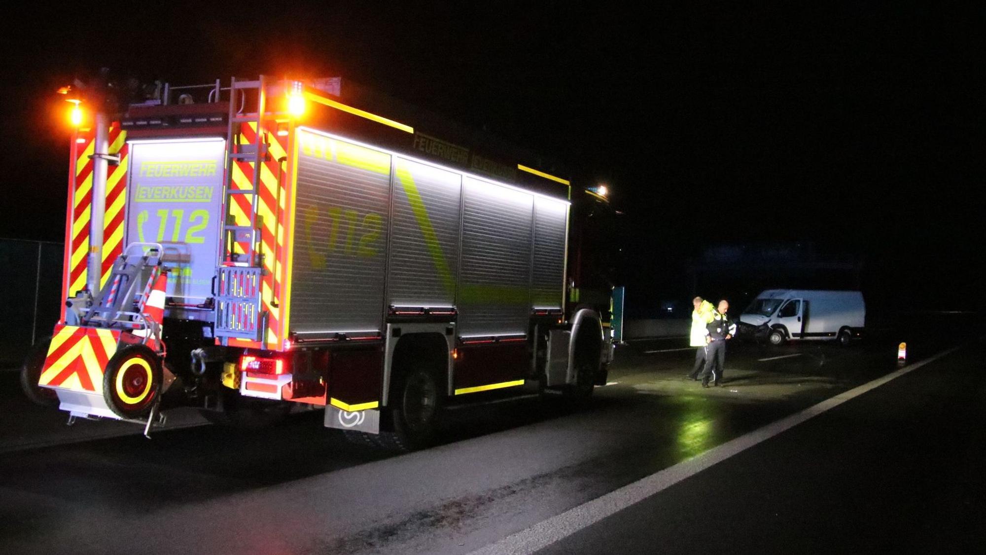 Unfall A3 Höhe Leverkusen-Opladen am 24.03.23