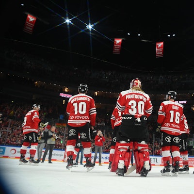 COLOGNE, GERMANY - 26.03.23: Hockey match DEL KOELNER HAIE - ADLER MANNHEIM at Lanxess Arena PUBLICATIONxNOTxINxRUS Copyright: xVITALIIxKLIUIEVx
