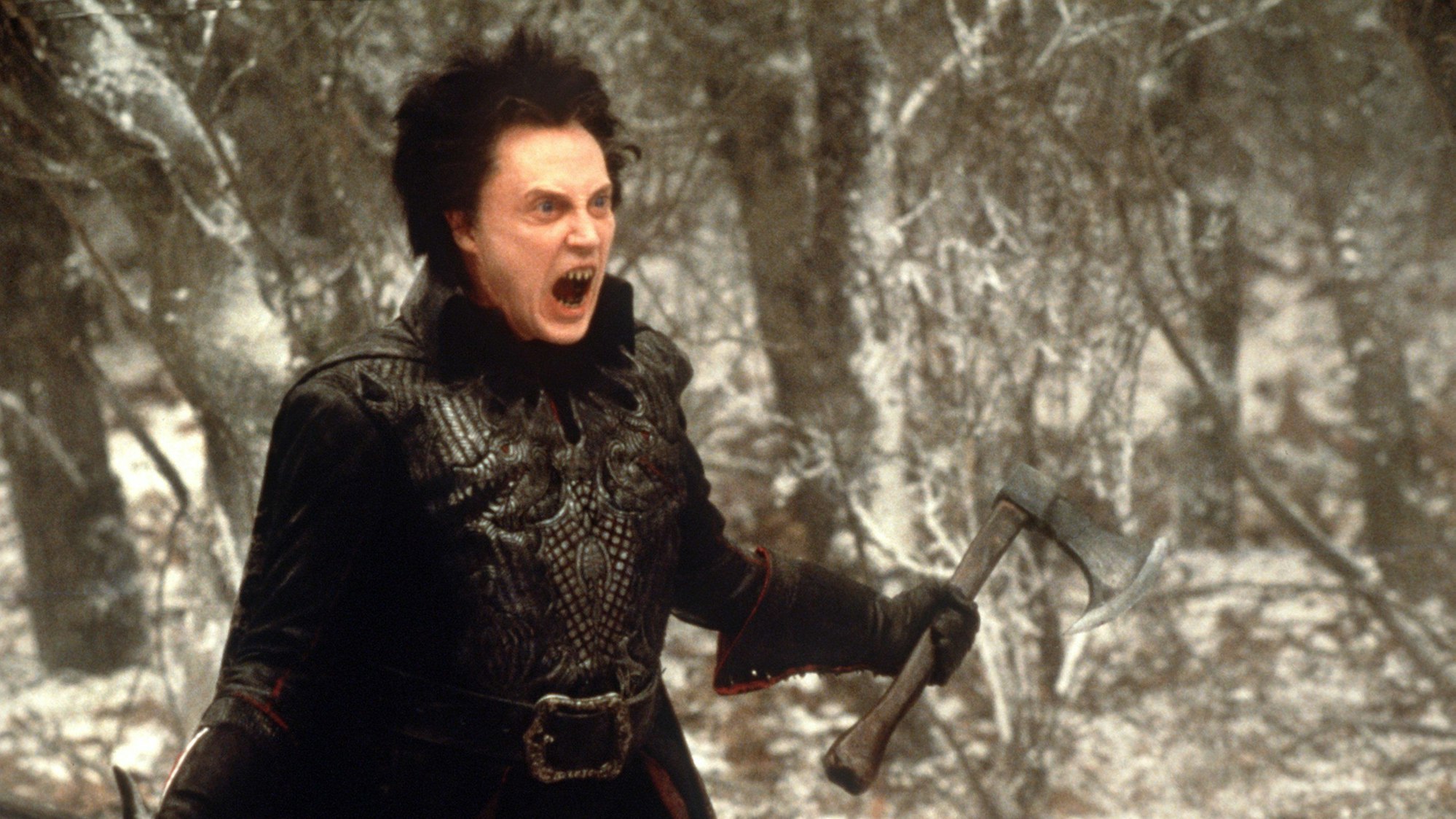 Christopher Walken in einer Szene des Kinofilms „Sleepy Hollow“