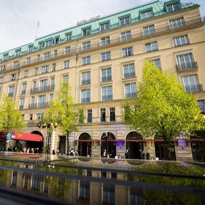 Das Hotel Adlon, dort findet der 69. Bundespresseball statt. Unter dem Motto «Ein Ball für die Solidarität mit der Ukraine. Für die Pressefreiheit» findet der Ball erstmals seit Beginn der Corona-Pandemie wieder statt. +++ dpa-Bildfunk +++