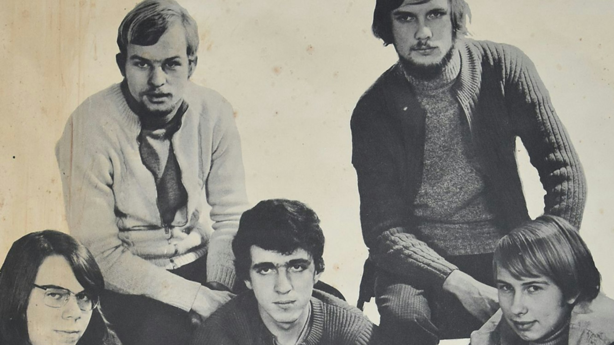 Michael Bielecke (l.) und Ernie Wirth (r.) auf einem Plakat von 1970.