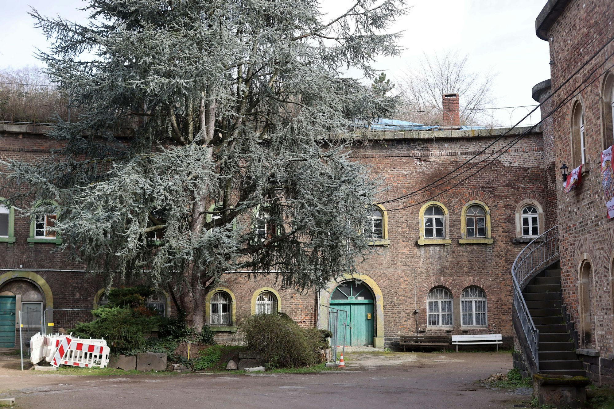 Das Fort X im Agnesviertel ist das einzige fast vollständig erhaltene Fort des Inneren Festungsringes.