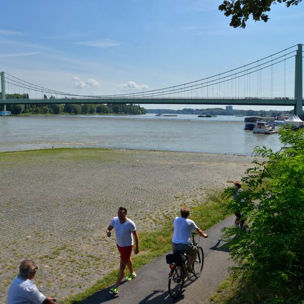 Köln - Grüngürtel Rundweg - Rodenkirchener Brücke
