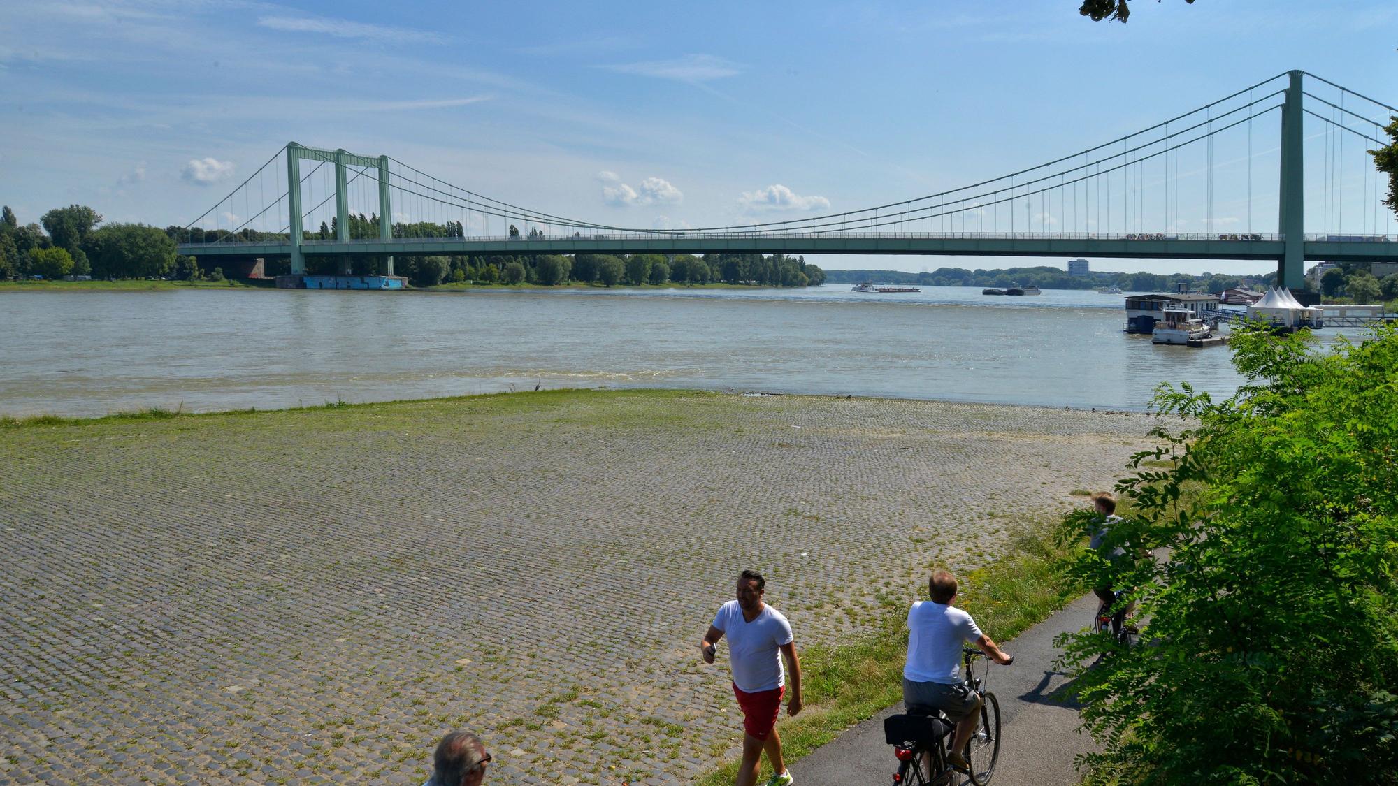 Köln - Grüngürtel Rundweg - Rodenkirchener Brücke