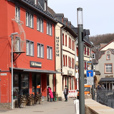 Eine neue Straßenlaterne in Bad Münstereifel