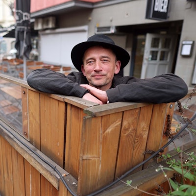 Gastwirt Tobias Mintert, Inhaber der Bar "Forelle Blau".