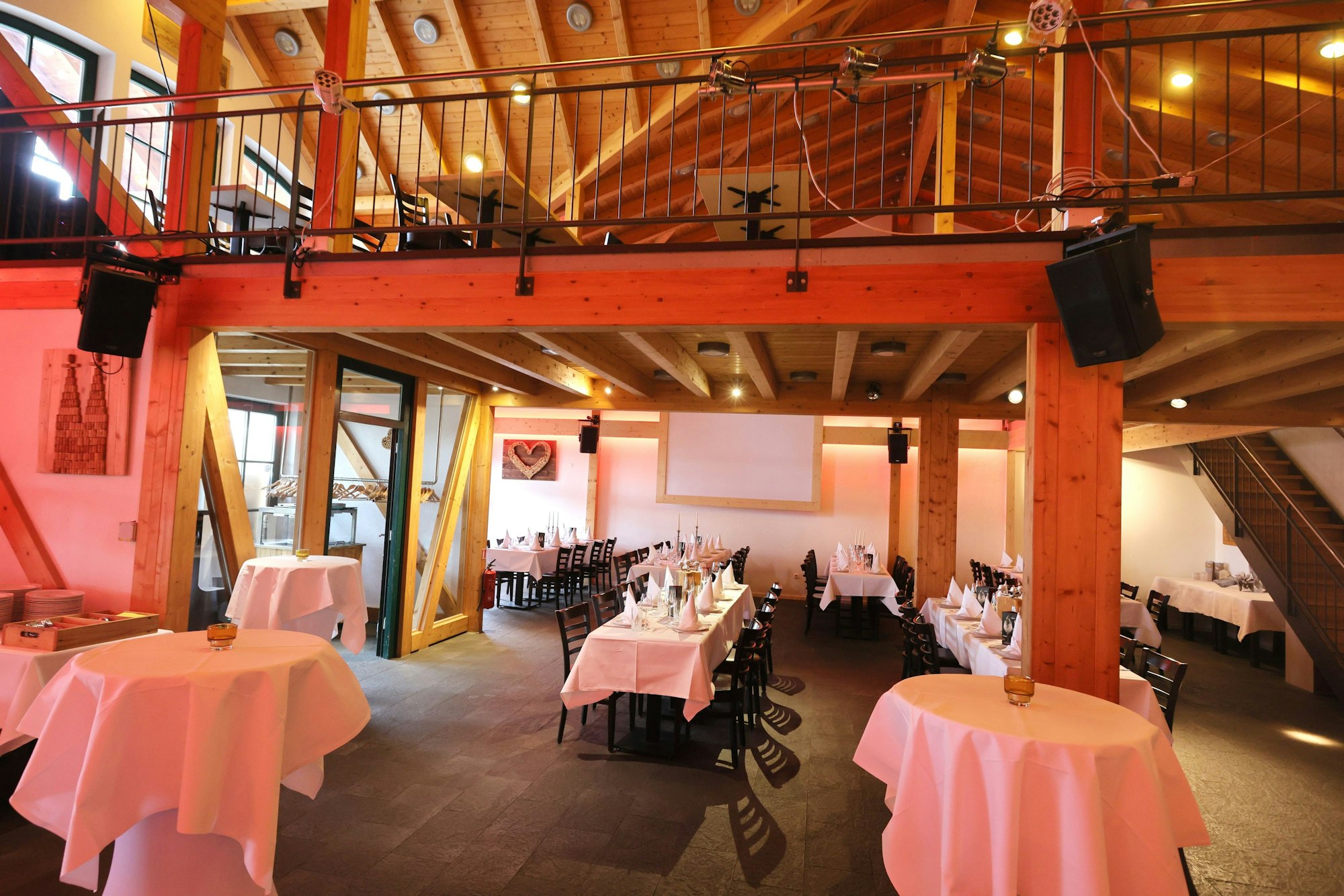 Viel Platz im Gastraum im „Landbrenner“