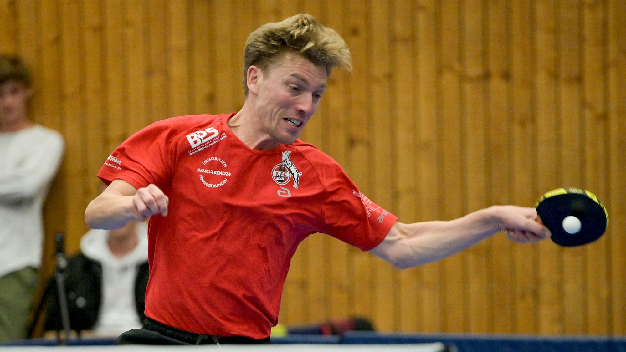 TT-Pokalmeisterschaft Achtelfinale 1. FC Köln - Post SV Mühlhausen am 17.09.2022 in den Sportstätte des Apostelgymnasiums in Köln Lennart Wehking Köln *** TT Cup Championship Round of 16 1 FC Cologne Post SV Mulhouse on 17 09 2022 in the sports facilities of the Apostelgymnasium in Cologne Lennart Wehking Cologne xJFx