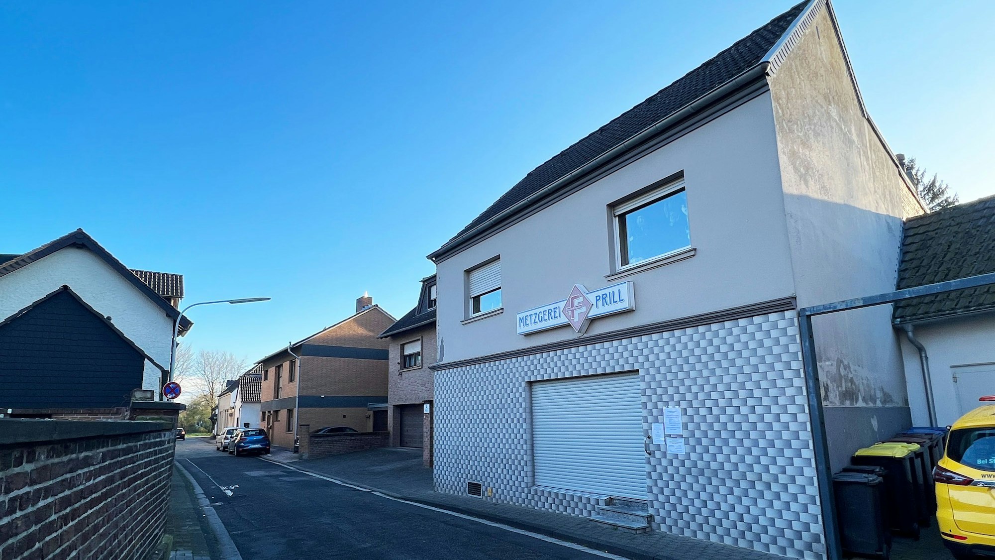 Außenansicht der Metzgerei Prill.