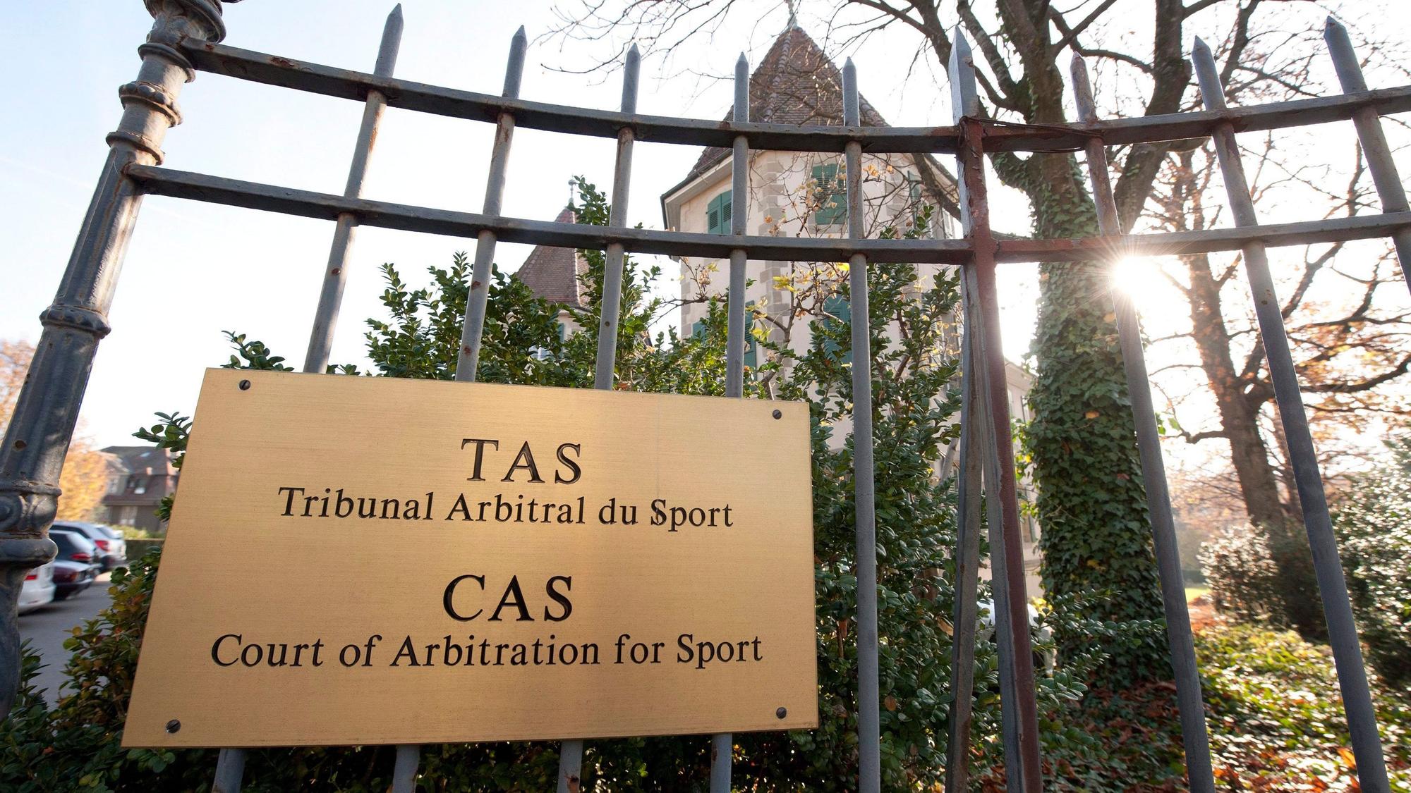 Schweiz, Lausanne: Außenansicht vom Internationalen Sportgerichtshof (CAS).