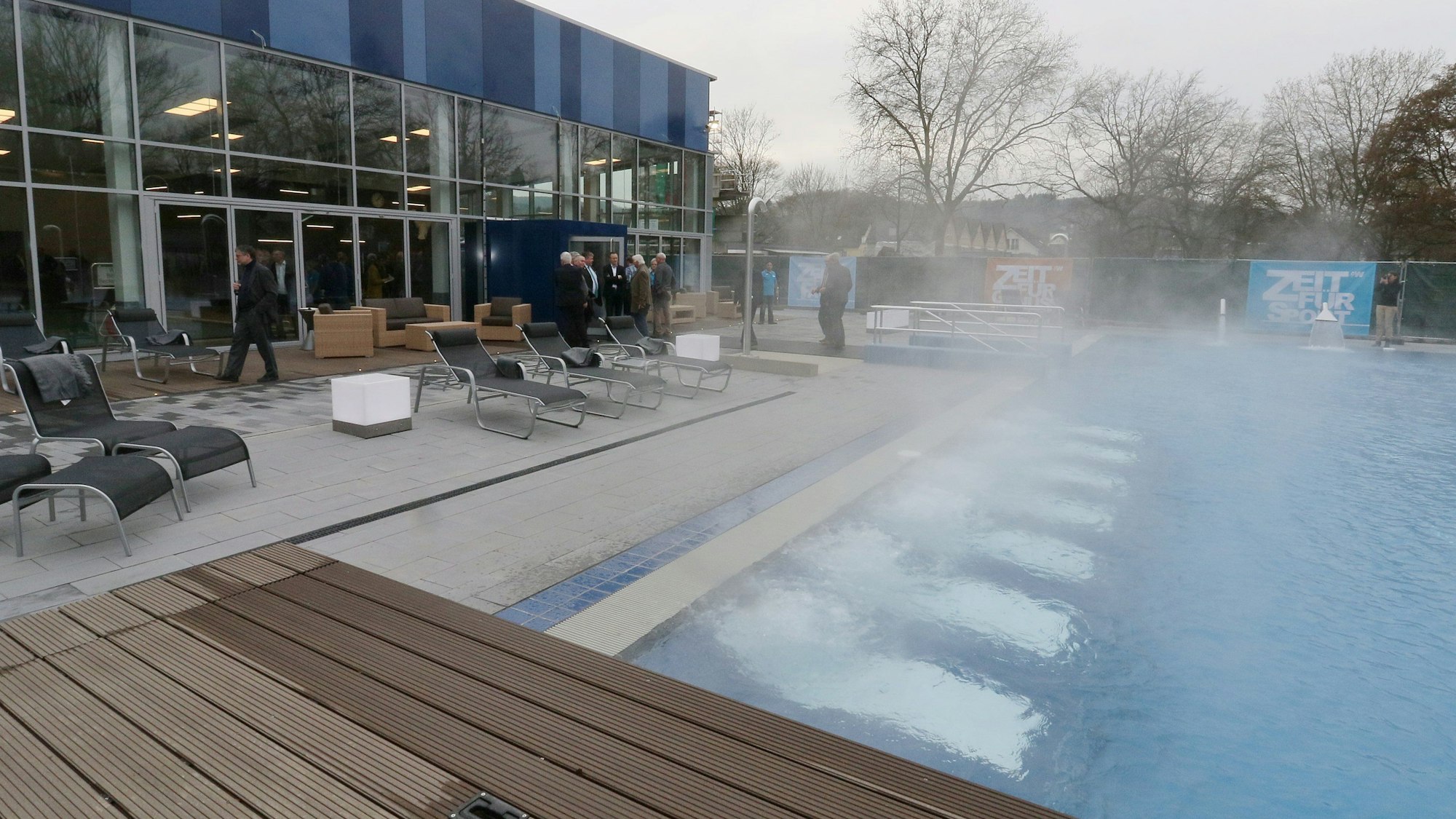 Blick auf die Wiehler Wasser-Welt.