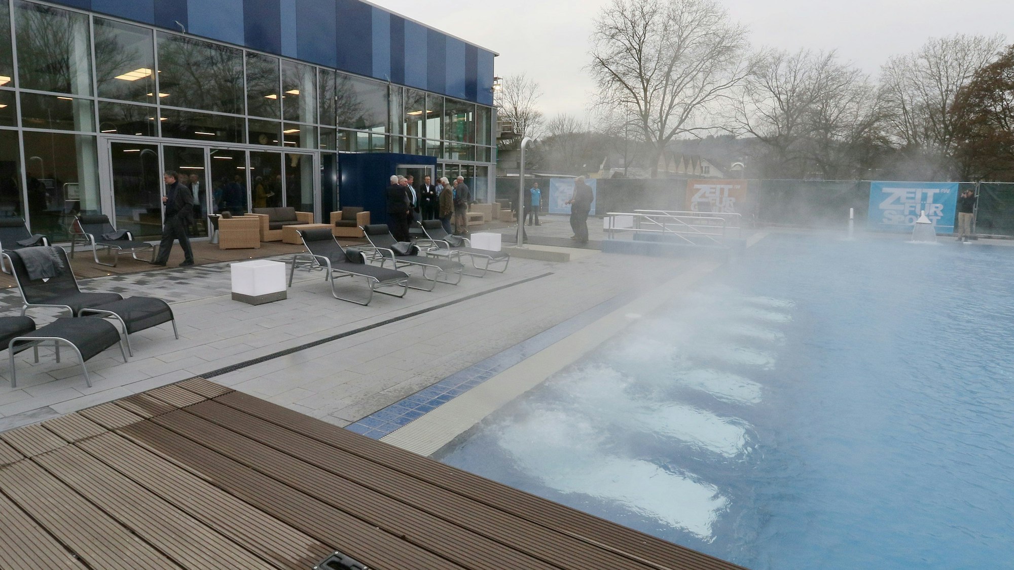 Blick auf die Wiehler Wasser-Welt.