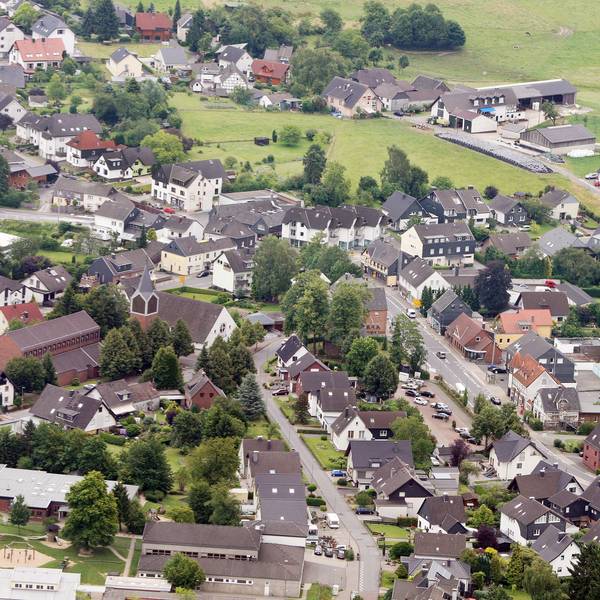 Luftbild von Overath-Heligenhaus.