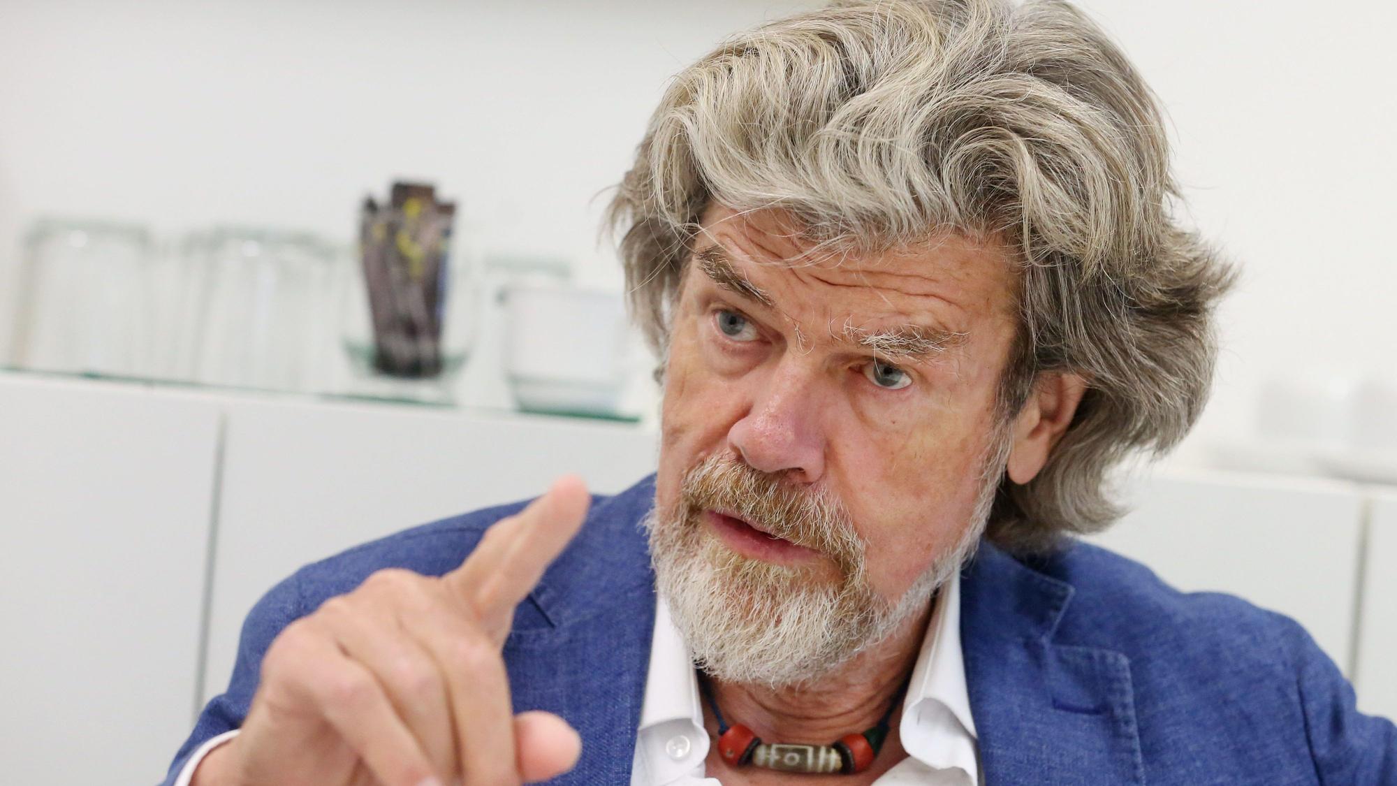 Der Südtiroler Bergsteiger Reinhold Messner