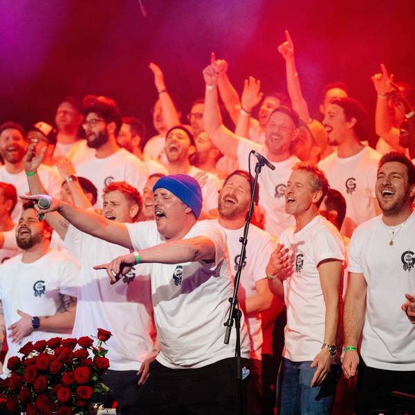 Stimmgewaltiger Männerchor: Bei den „Grüngürtelrosen“ geht es um die gemeinsame Freude am Singen.