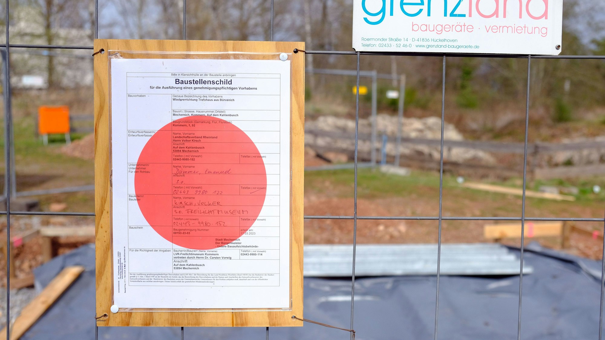 Auch das Freilichtmuseum benötigt eine Baugenehmigung.