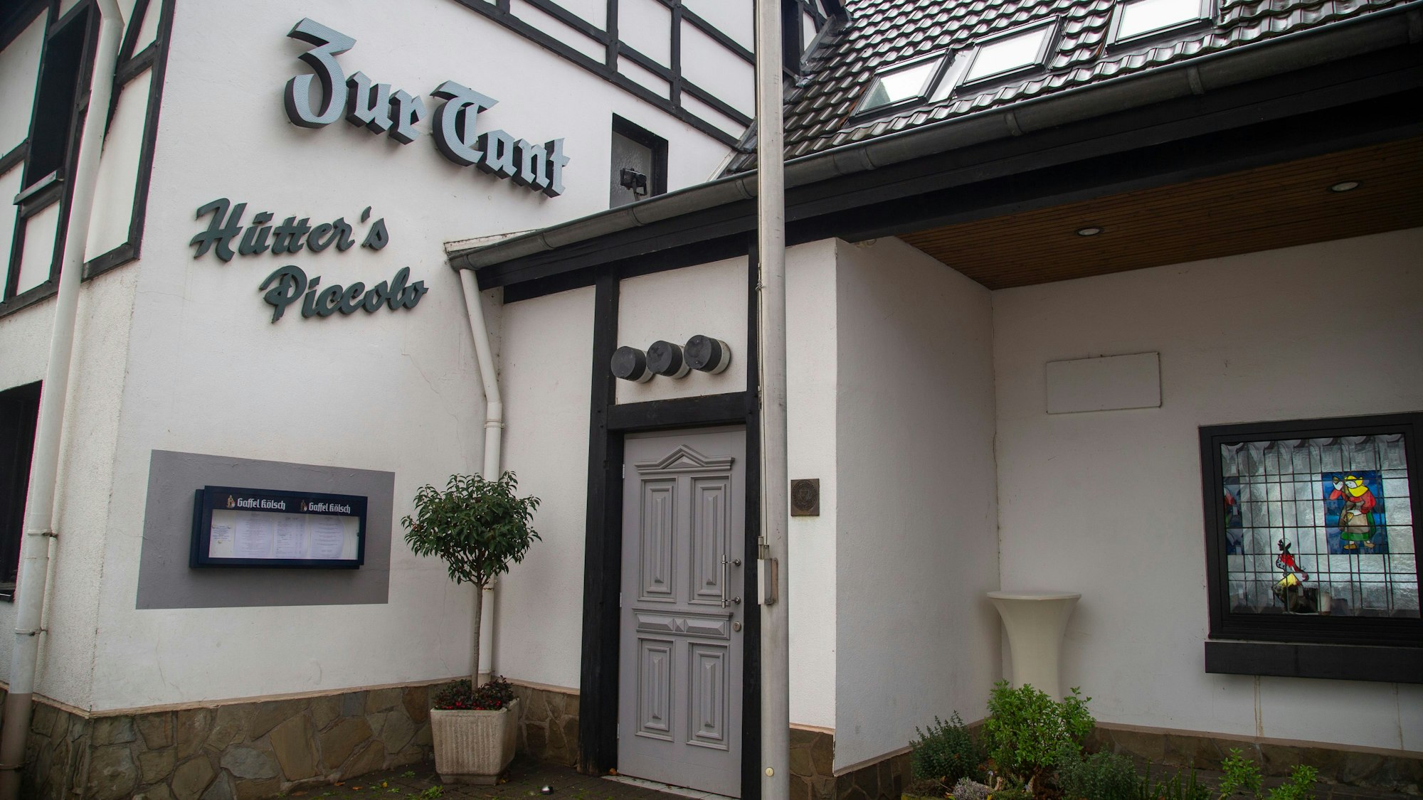 Unspektakulär ist das Kölner Sterne-Restaurant „Zur Tant“ von außen.