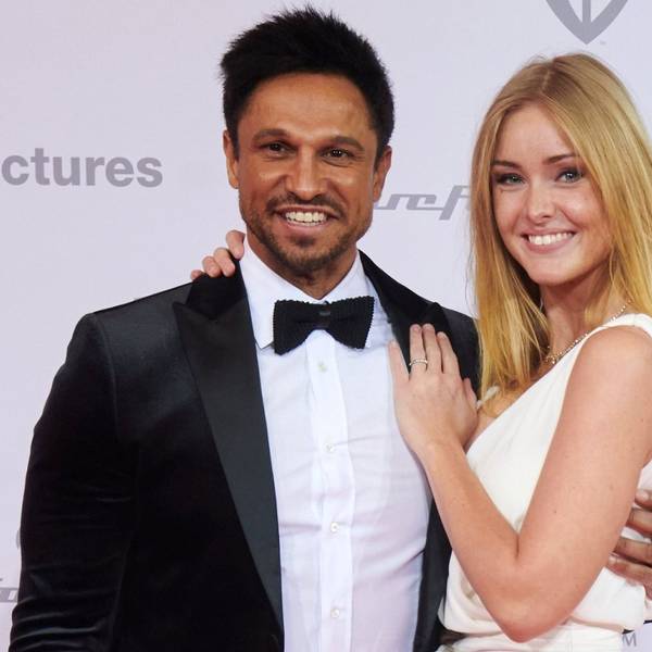 Daniel Aminati, Fernsehmoderator, kommt mit seiner Partnerin Patrice Eva Fischer zur Weltpremiere des Films «Die Hochzeit» im Zoo Palast. (zu dpa "Moderator Daniel Aminati wird Vater") +++ dpa-Bildfunk +++