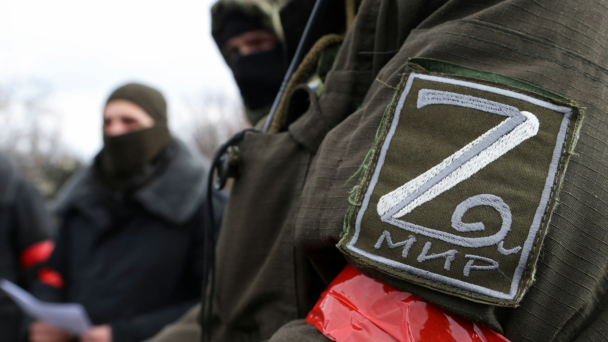 Abzeichen eines russischen Soldaten: Trinken ist offenbar stillschweigend akzeptierter Teil des militärischen Lebens.