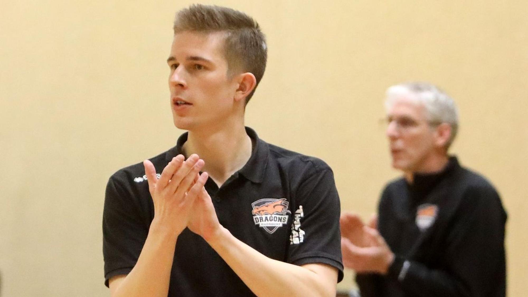 Julius Thomas (vorne) und Martin Otto von den Dragons Rhöndorf